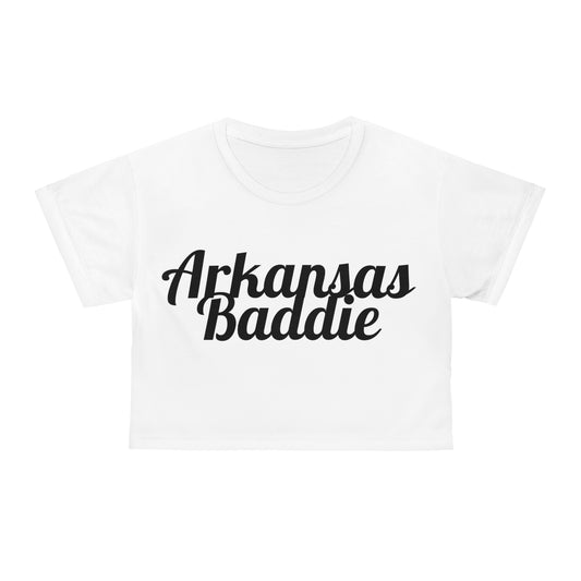 Arkansas Baddie Crop Tee