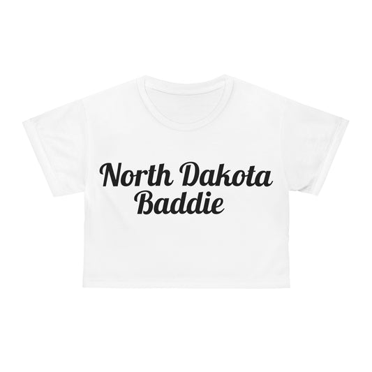 North Dakota Baddie Crop Tee