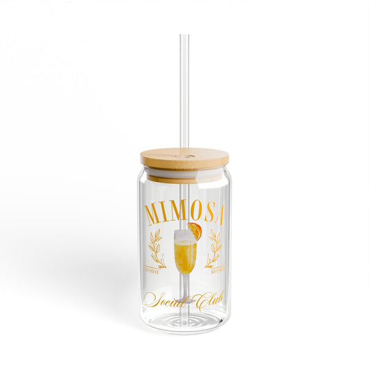 Mimosa Social Club Sipper Glass