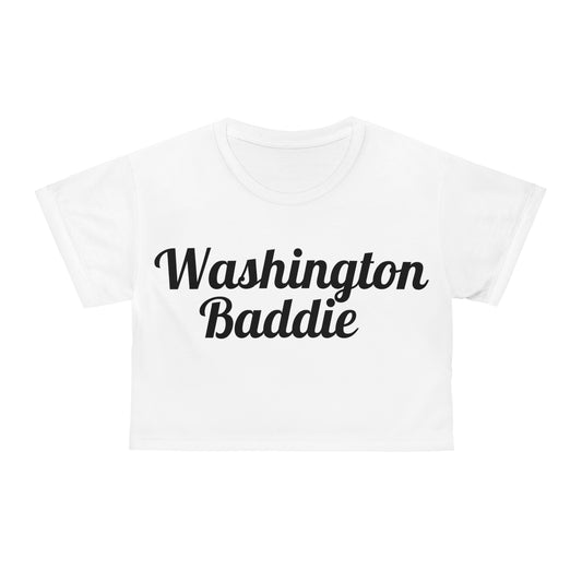 Washington Baddie Crop Tee