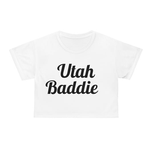 Utah Baddie Crop Tee