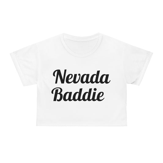 Nevada Baddie Crop Tee