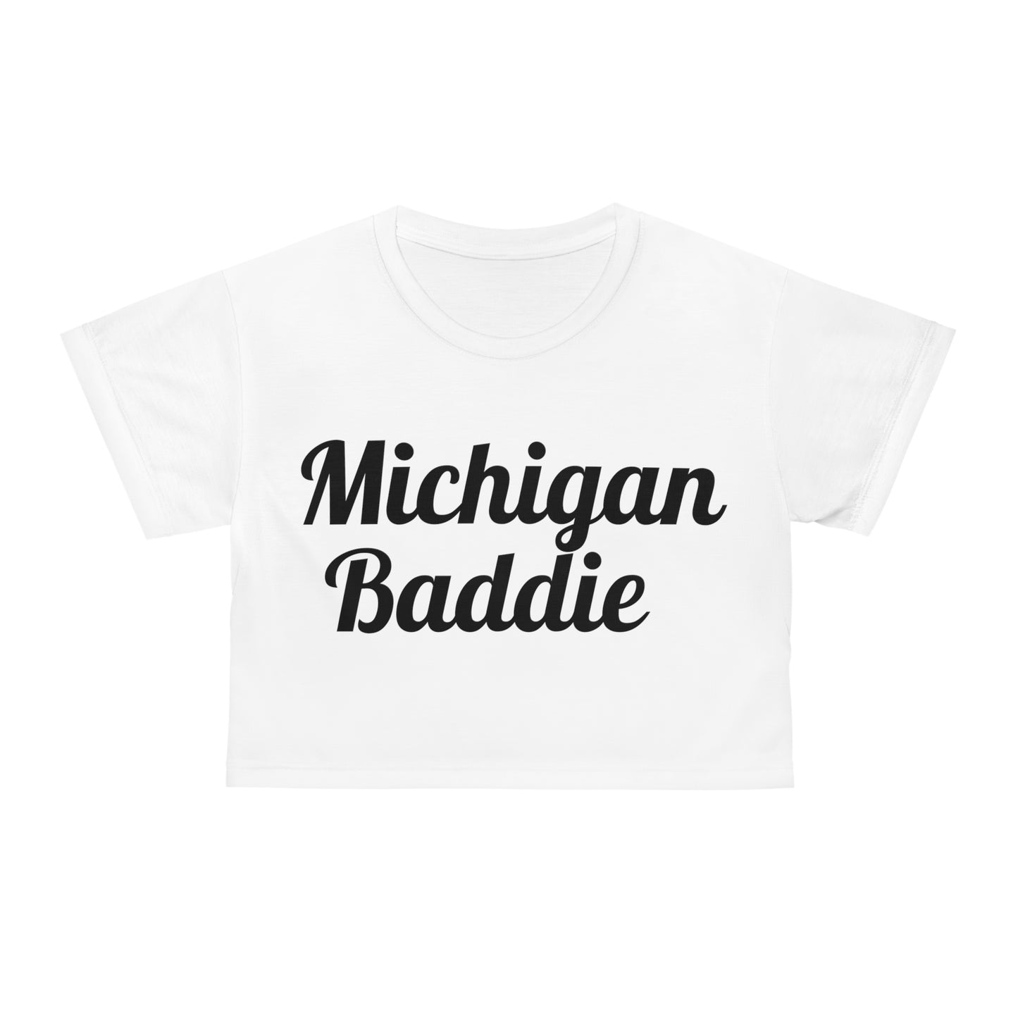 Michigan Baddie Crop Tee