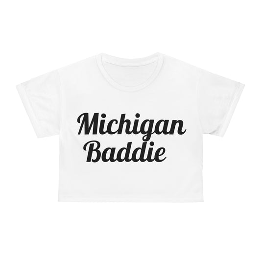 Michigan Baddie Crop Tee