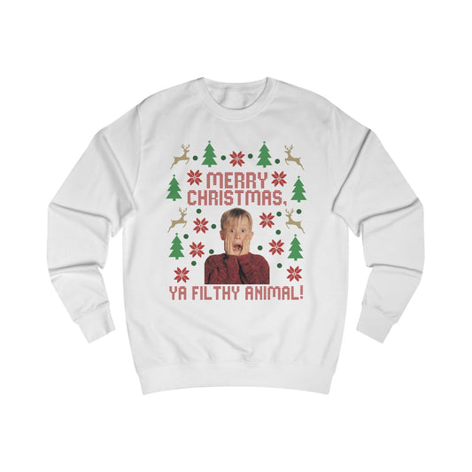 Merry Christmas Ya Filthy Animal Sweatshirt