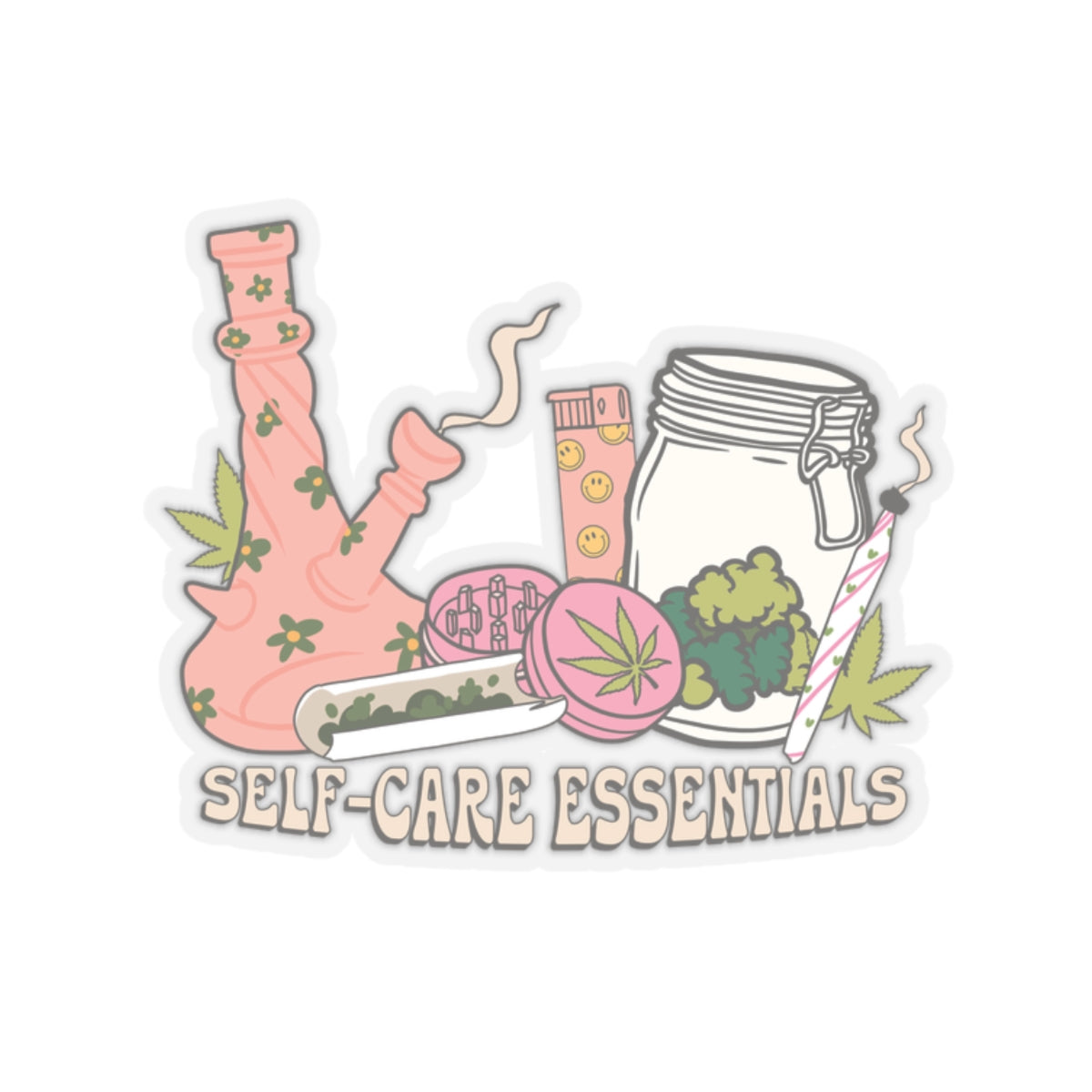 Self-Care Essentials Sticker