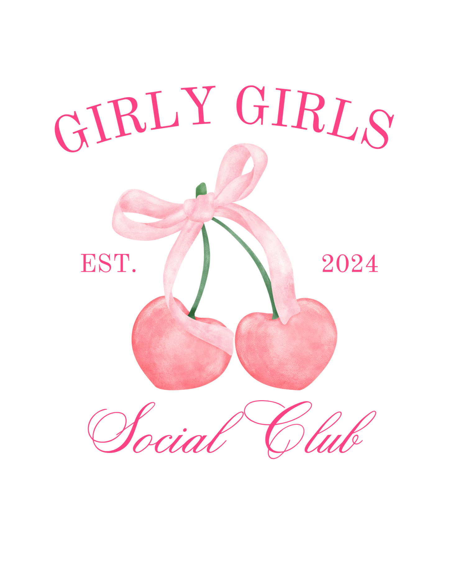 Girly Girl Social Club Sipper Glass